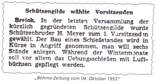 Gründungsversammlung mit erster Vorstandswahl